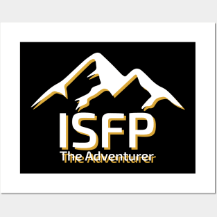 ISFP The Adventurer MBTI types 14F Myers Briggs personality gift with icon Posters and Art